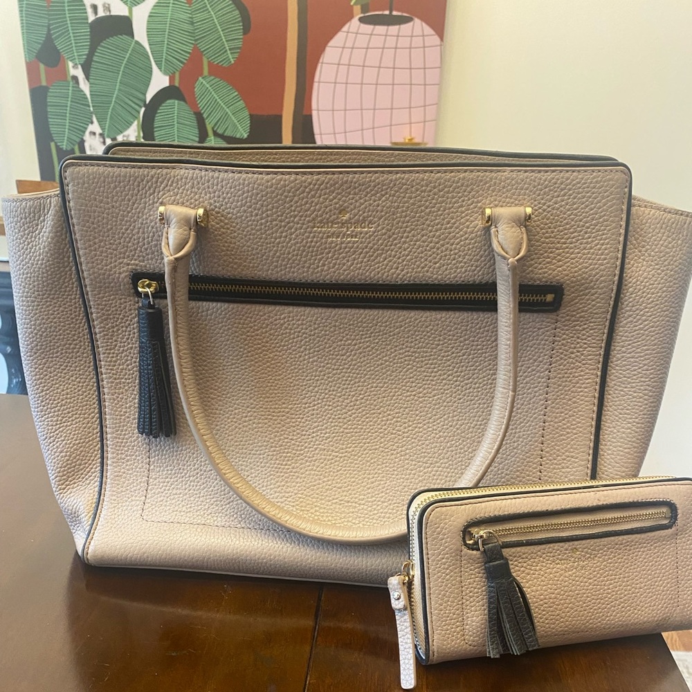 Large Kate Spade Purse and Wallet
